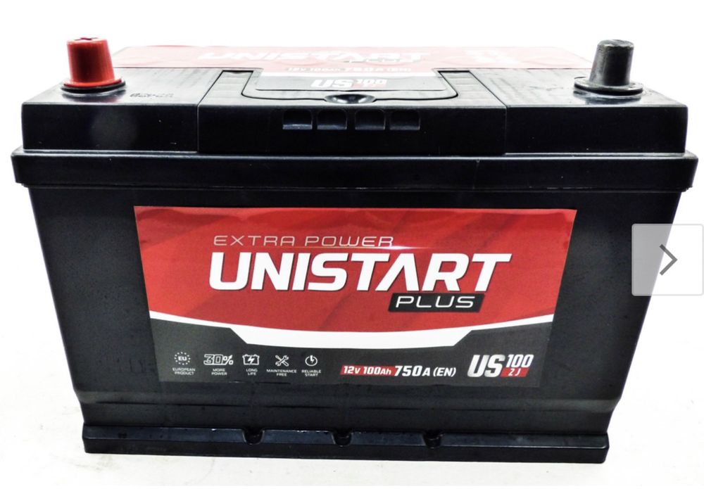 Akumulator 12V100AH750A L+ Unistart Plus- JAPAN