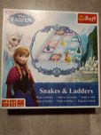 Gra Kraina Lodu, Frozen. Węże i drabiny. Trefl.