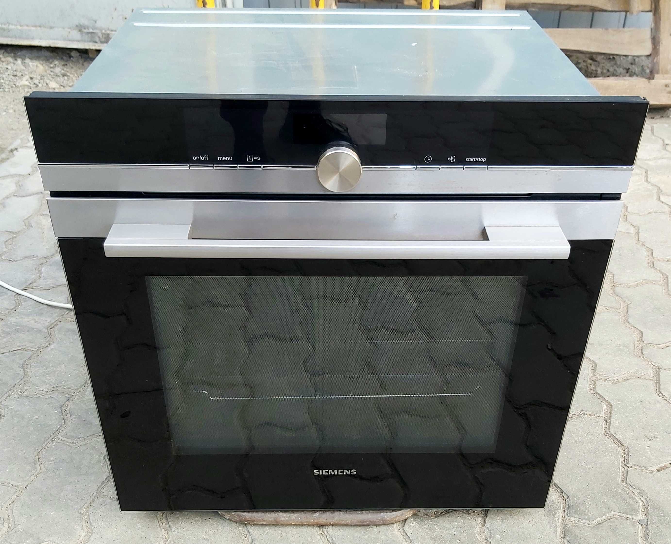 Духовой шкаф Сименс Siemens HB676G0S1 IQ700 с рус укр текстовым меню