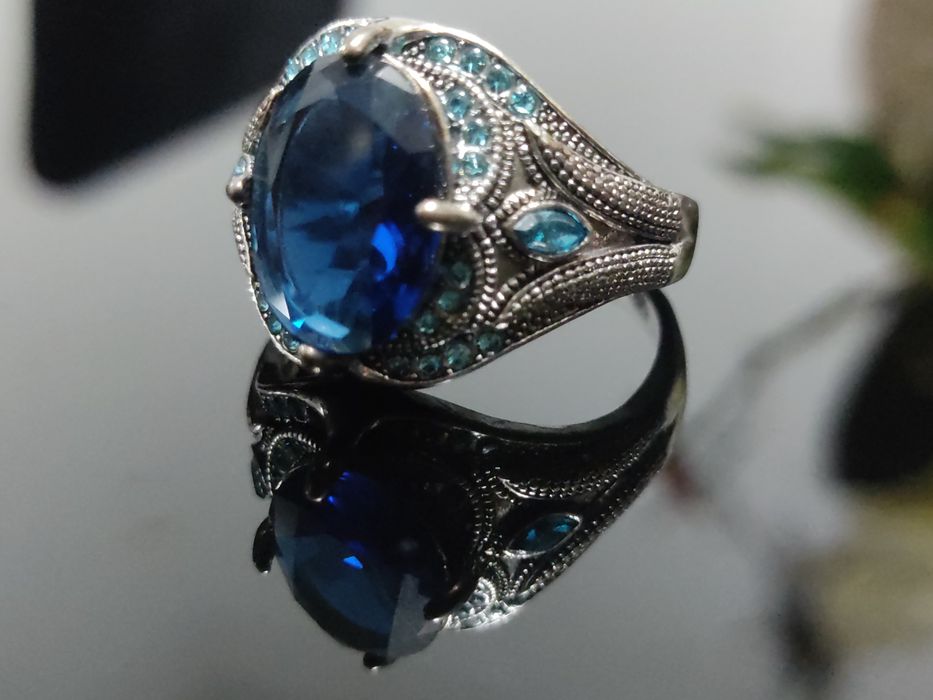 Anel Blue Python Vintage