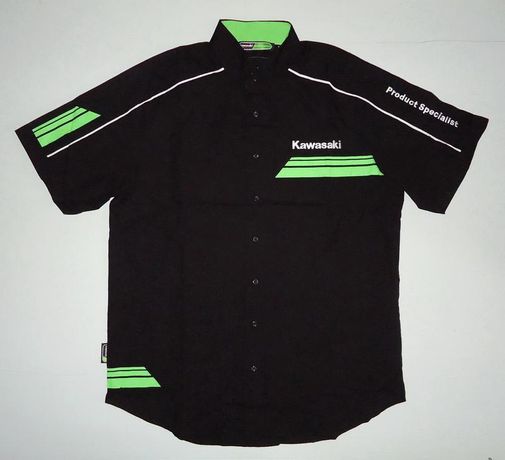 рубашка Kawasaki черная новая (L-XL)