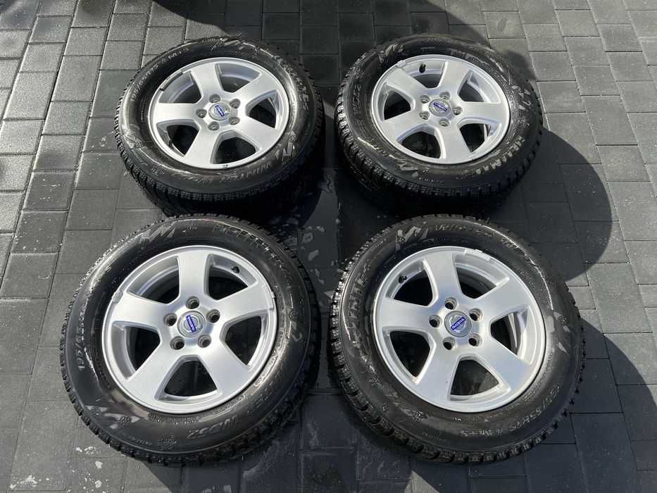 Kola alufelgi Volvo + opony zimowe swietny stan jak nowe 5x108 15"
