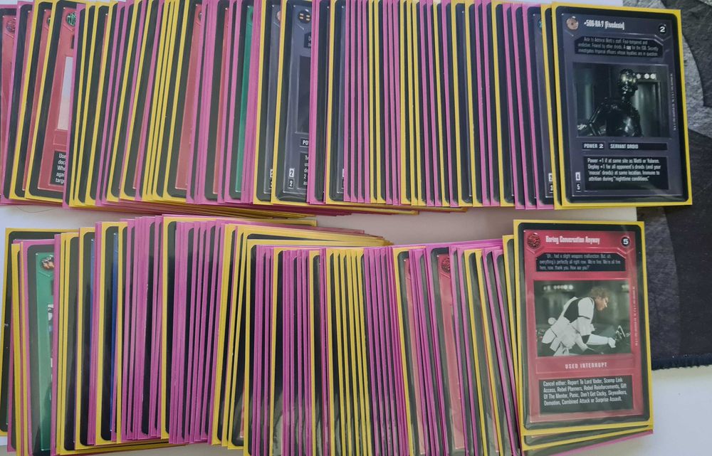 Premiere Limited Star Wars CCG SWCCG Pełny zestaw SW Decipher