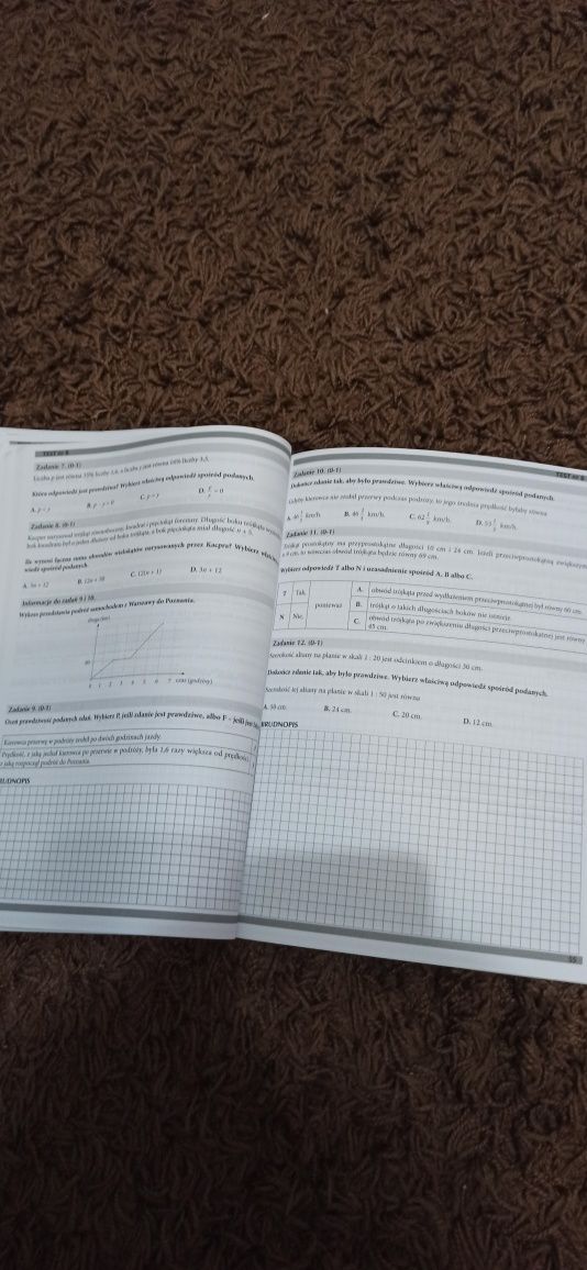 Egzamin ósmoklasisty 16 testów z matematyki