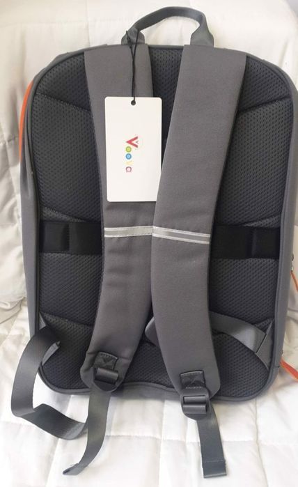 plecak na laptopa torba miejska szara a4 42x30 cm