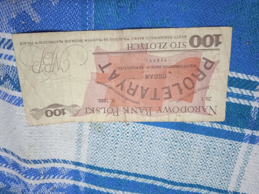 Banknot 100zl.PRL.