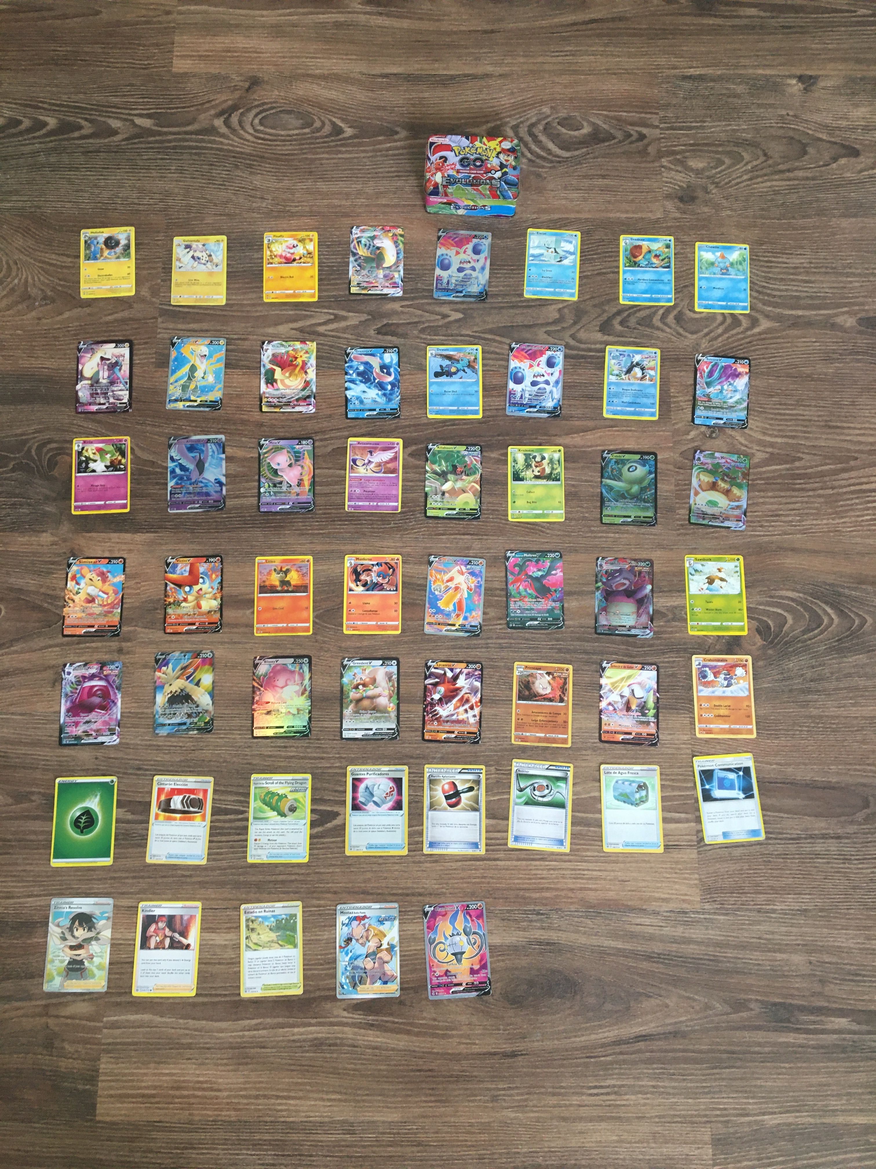 Cartas Pokémon em bom estado