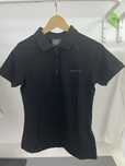 Camisa polo Porsche de Senhora em preto, tamanho S, NOVA com etiquetas
