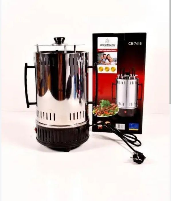 Электрошашлычница, шашлычница электрическая, вертикальный гриль