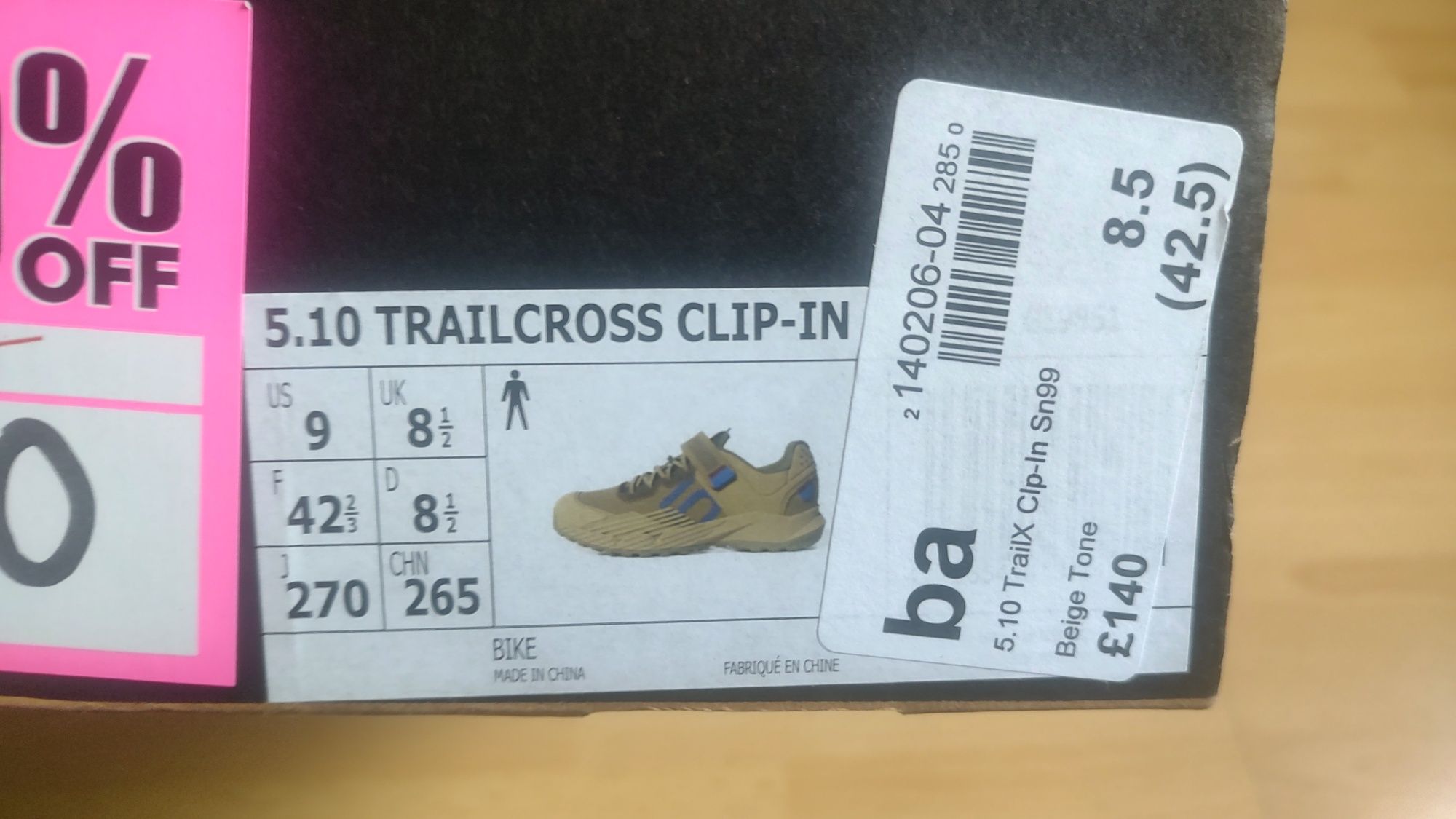 Five Ten Trailcross clip-in 42,5
