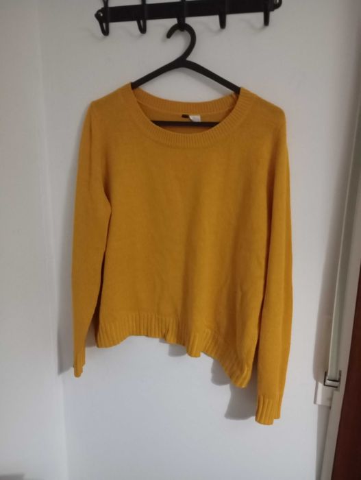 Camisola amarela confortável da H&M