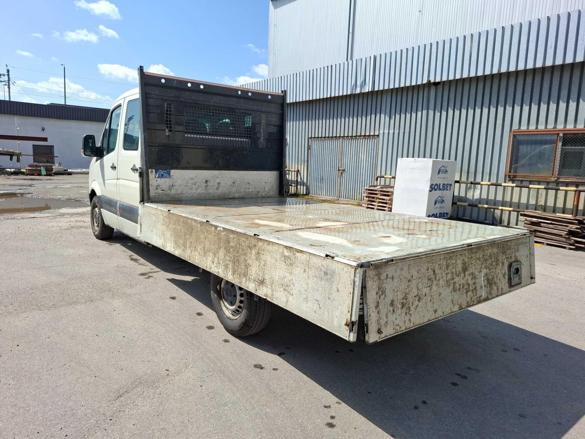 Volkswagen Crafter, Skrzynia, 6-osób, wersja Max, 2.5TDI 110KM,  FV23%