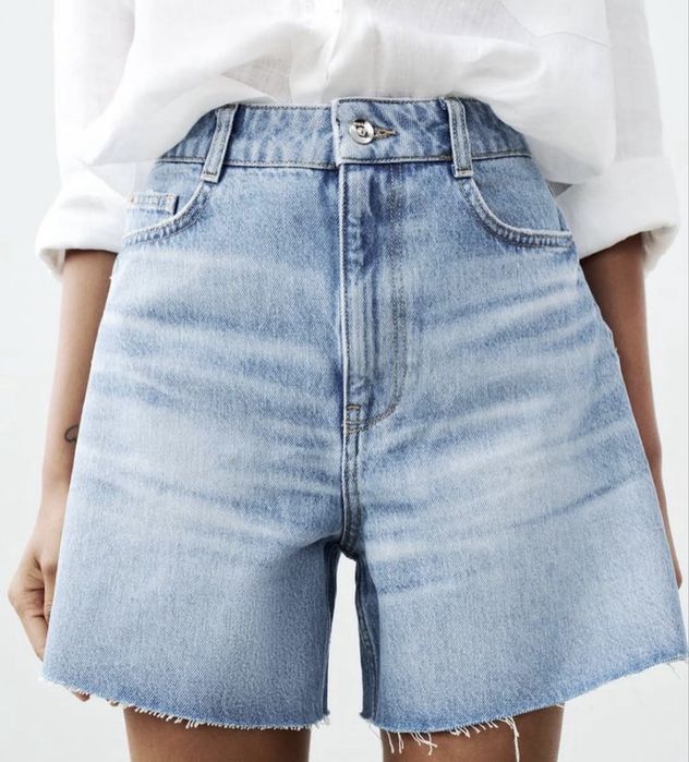 Шорти джинчові zara, 34 розмір