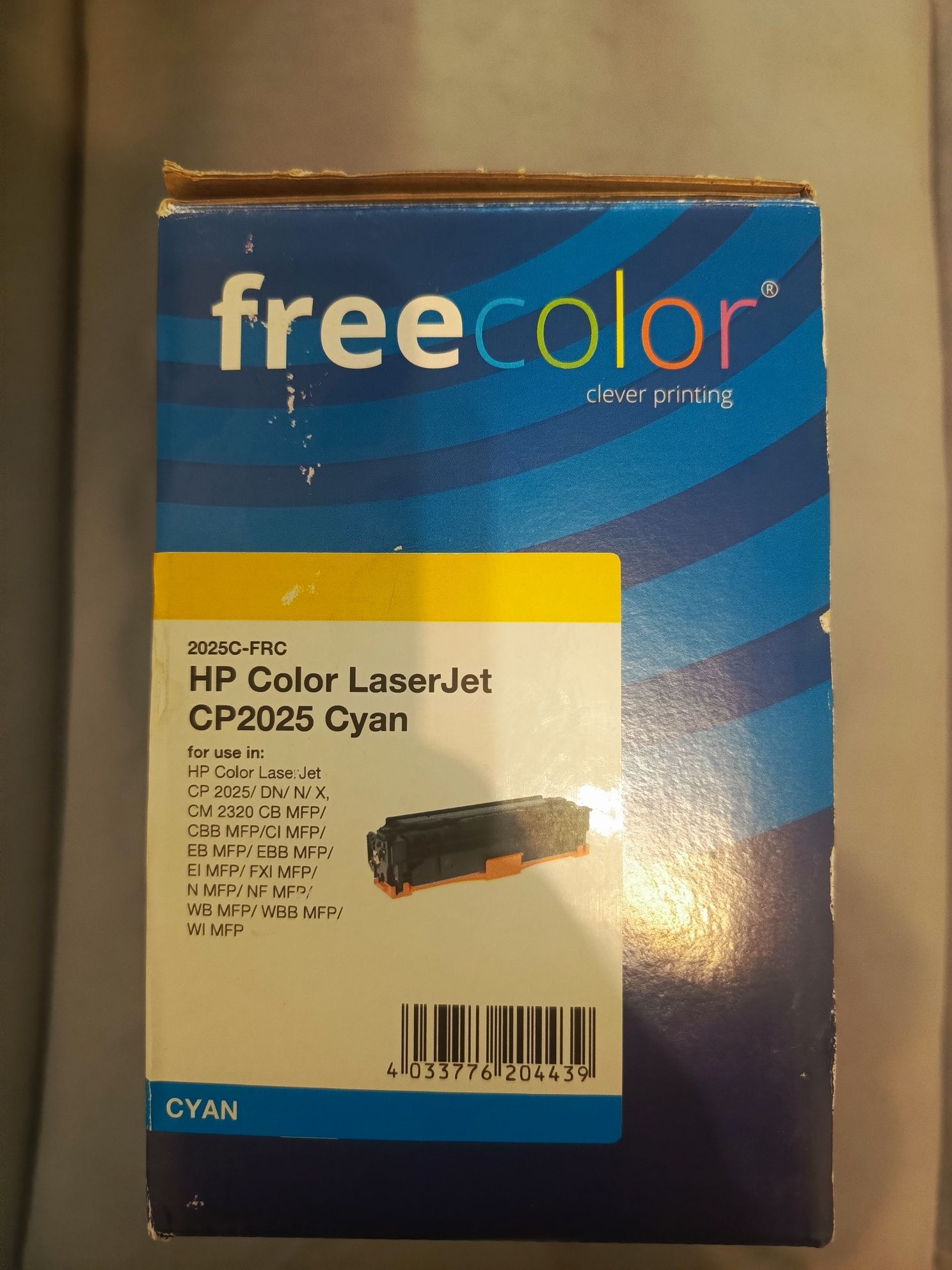 Toner Freecolor do HP Color LaserJet CP2025 – Cyan