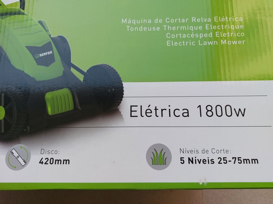 Corta relva eléctrico Serfer 1800w