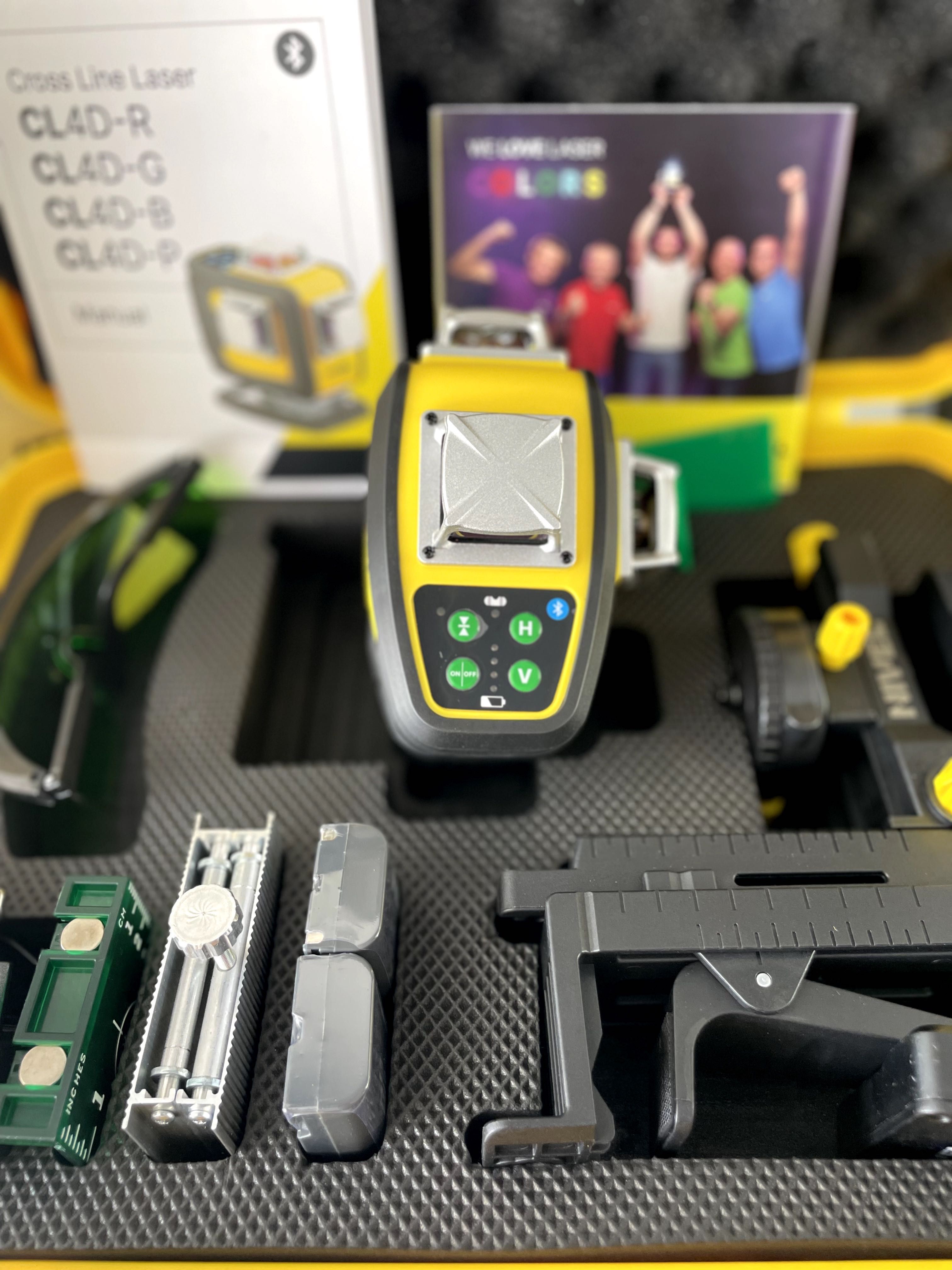 NIVEL SYSTEM Laser krzyżowy CL4D-G nowy ,fv, gwarancja Zielony