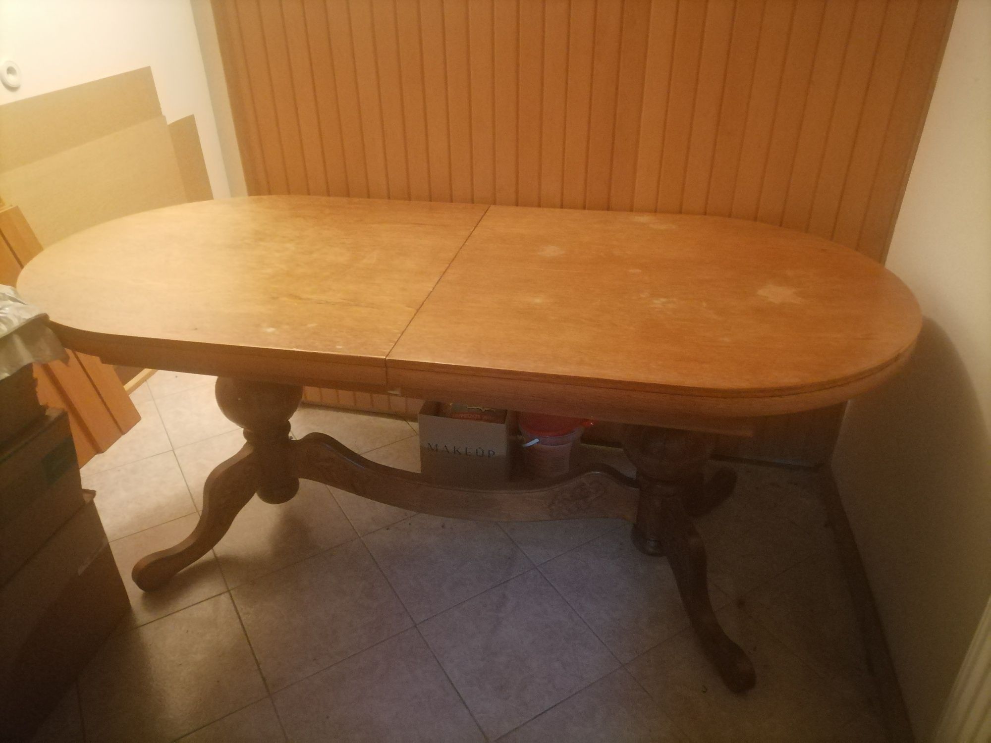 Dębowy stół rozkładany - 195 x 90