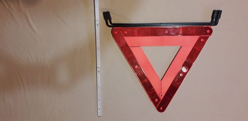 Składany oryginalny trójkąt ostrzegawczy Mercedes burger