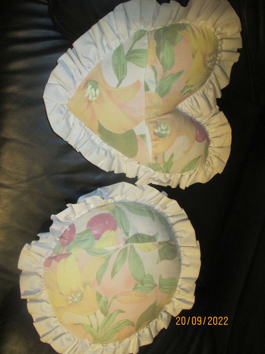 2 pequenas almofadas para decoração