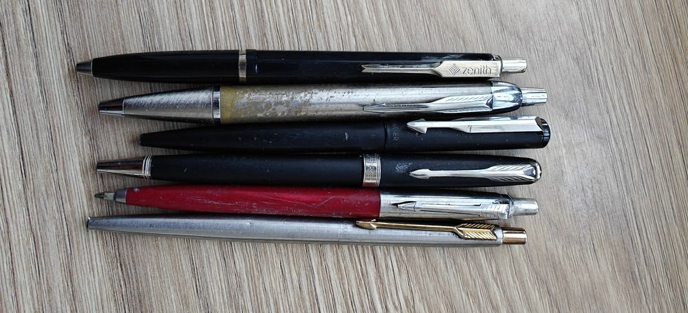 Długopisy Parker i Zenith zestaw