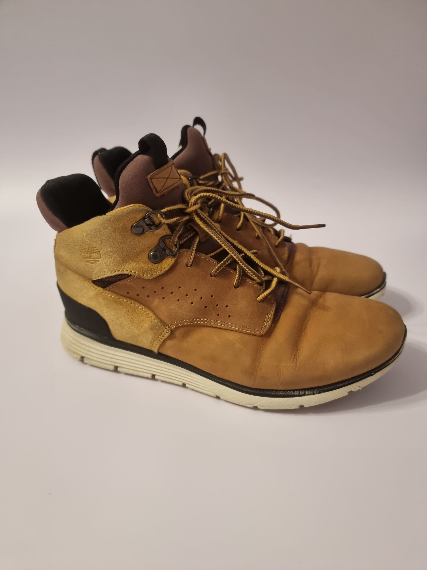 Buty trapery musztardowe skórzane nubuk rozmiar 39 Timberland