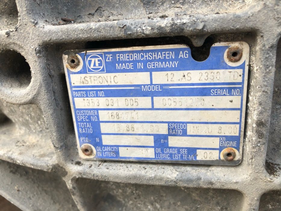 Коробка переключения передач АКПП ZF на DAF даф, Renault рено,MAN ман
