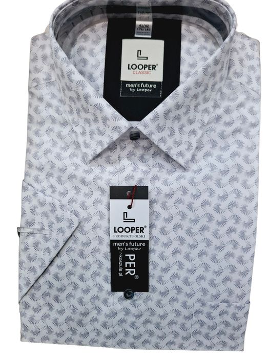 Koszula LOOPER kr. rękaw 41/42-L 176/182. WYPRZEDAŻ!