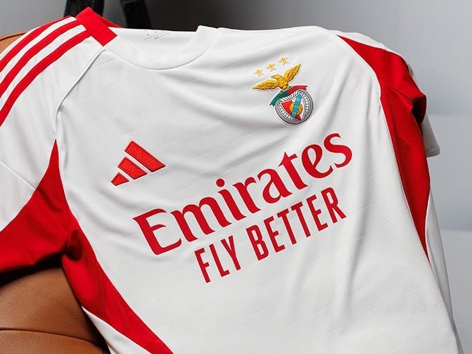 Camisola Branca Benfica Nova