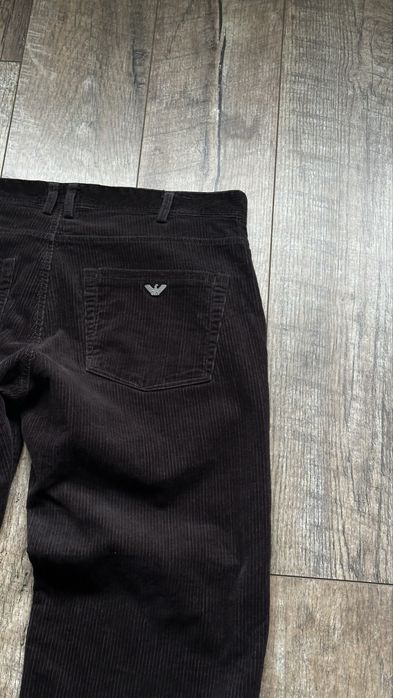 Armani Jeans Emporio EA7 Metal Logo мужские вельветовые штаны винтаж