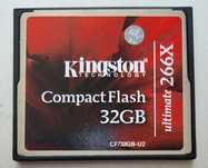 Karta pamięci Compact Flash Kingston 32 GB ultimate 266X