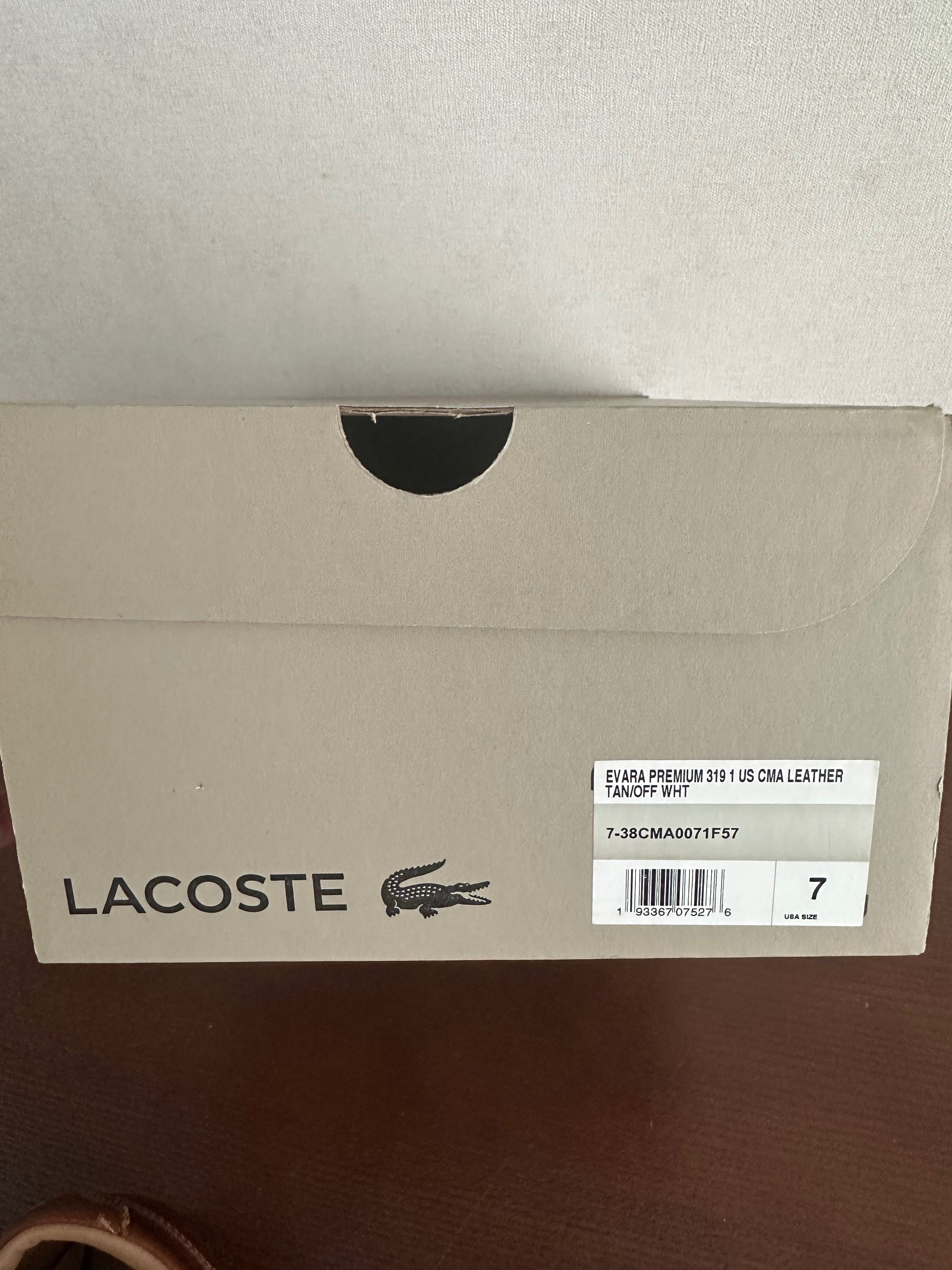 Шкіряні кросівки Lacoste