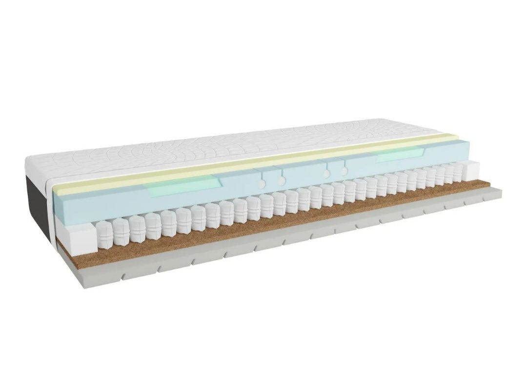 Materac Jysk 160X200 Gold S95 Dreamzone twardy piankowy sprężynowy HR