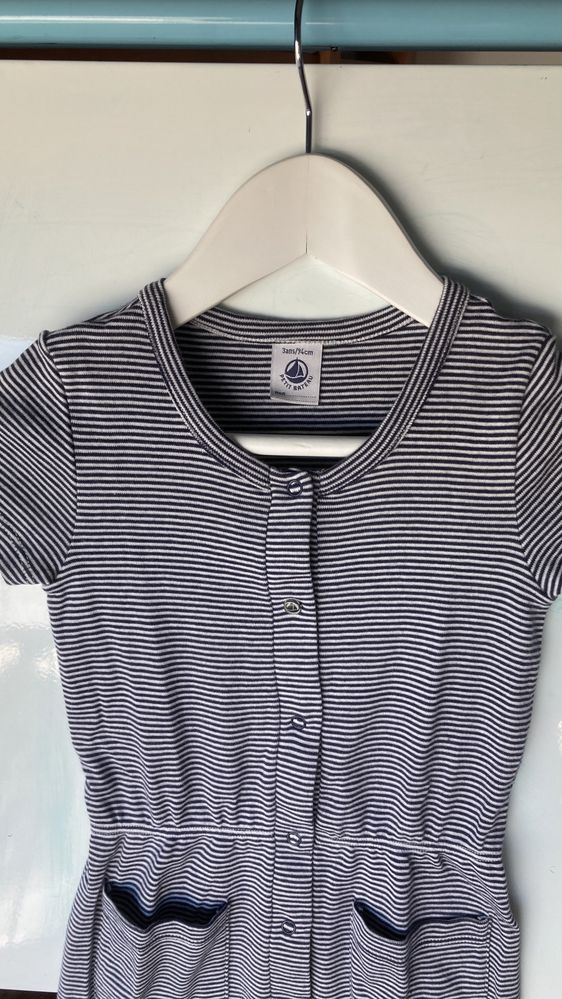 Vestido Petit Bateau para 3 anos