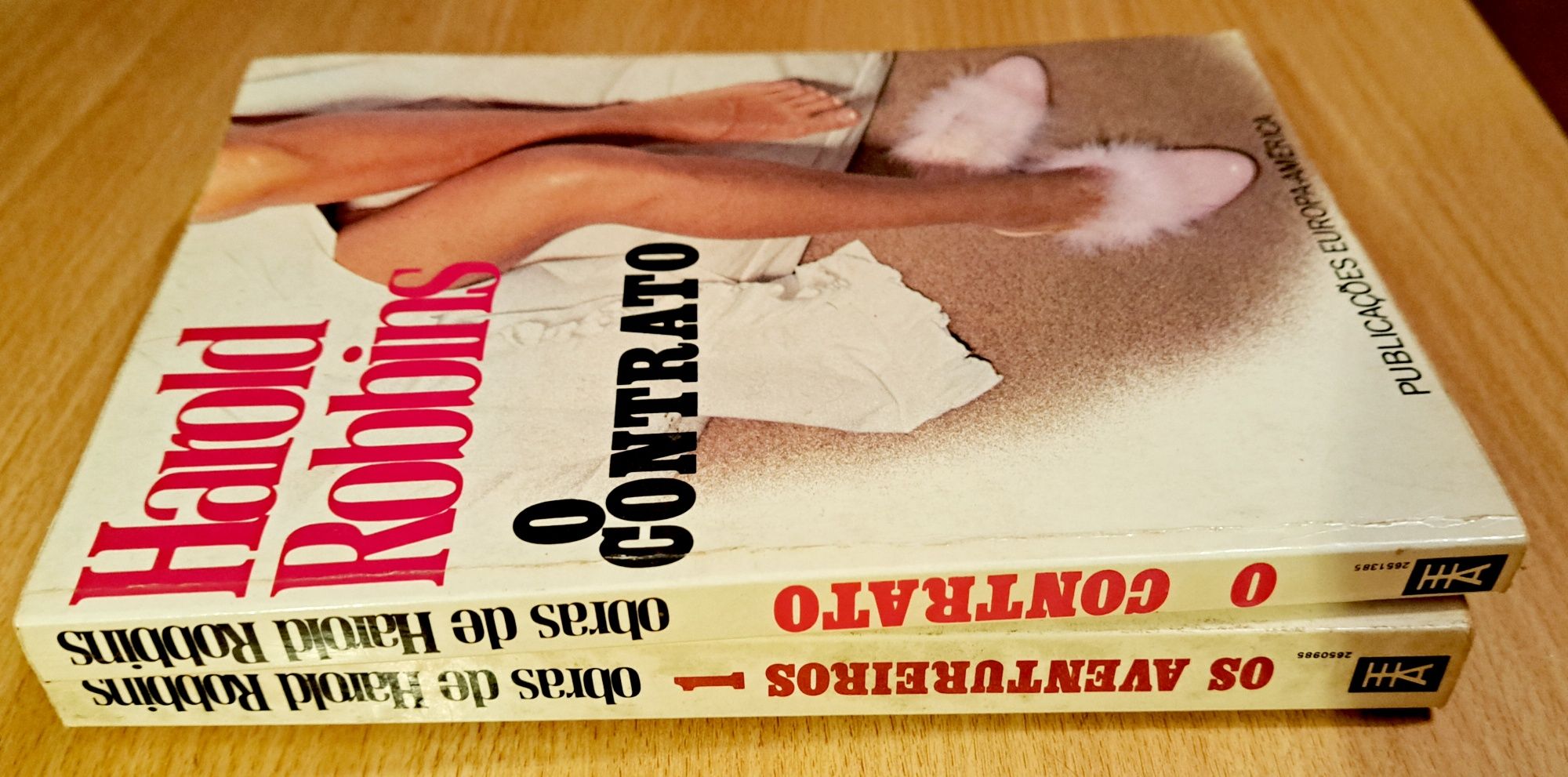 Lote de dois livros de Harold Robbins