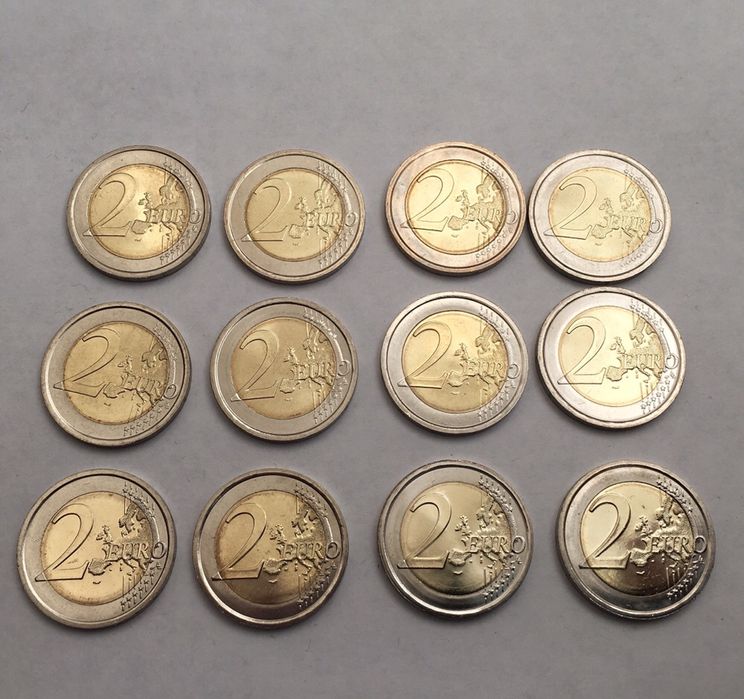 Памятные монеты 2 евро Италии