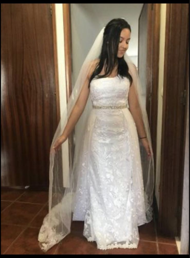 Vestido de noiva 3 em 1