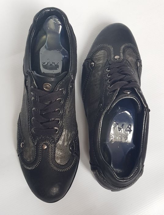 JUST CAVALLI, skóra naturalna, adidasy, półbuty, 36 NOWE