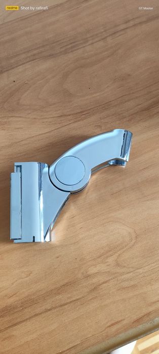 uchwyt na wąż prysznica łazienka plastik kolor chrom