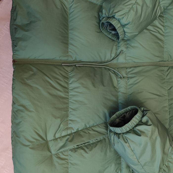 Пуховик M&S р. L-XL оверсайз куртка на пуху, пальто