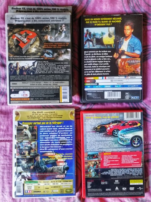 Lote de dvd's B13, fast and furious, etc