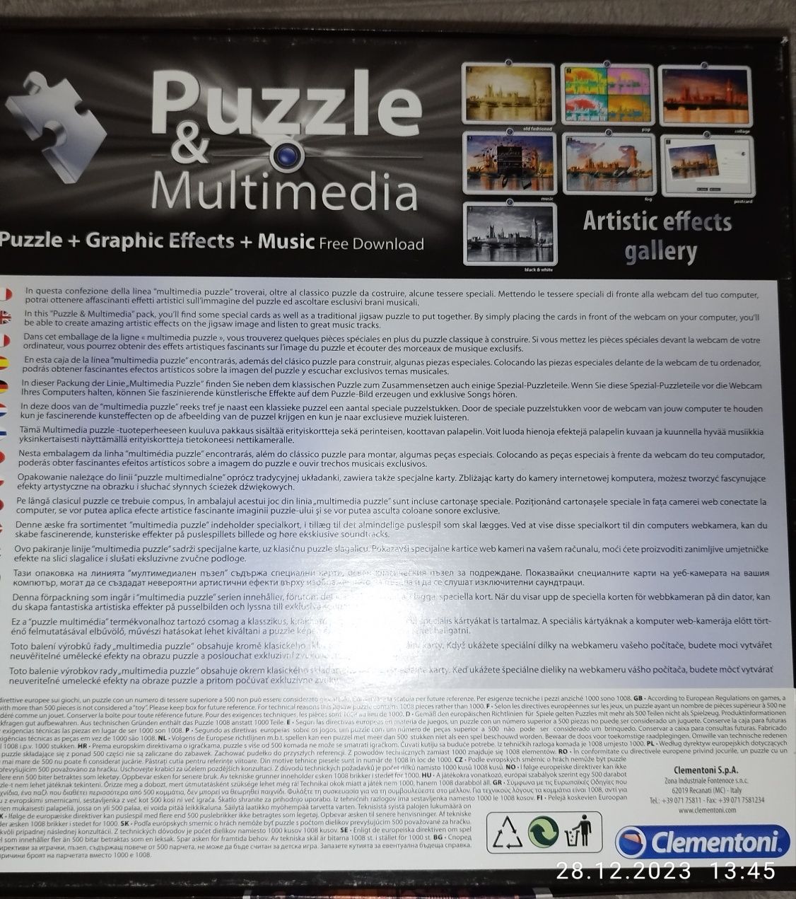 Puzzle 1000 multimedia