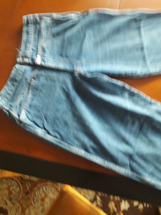 4 spodnie jeans niebieskie