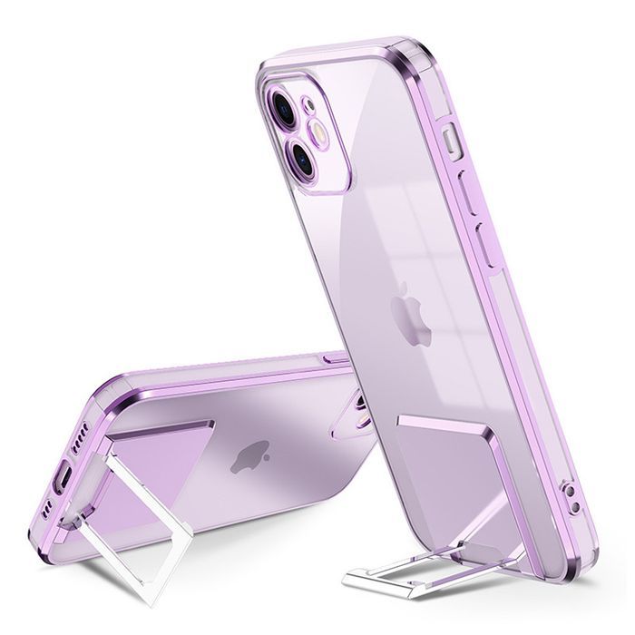 Tel Protect Kickstand Luxury Case Do Iphone 13 Pro Fioletowy