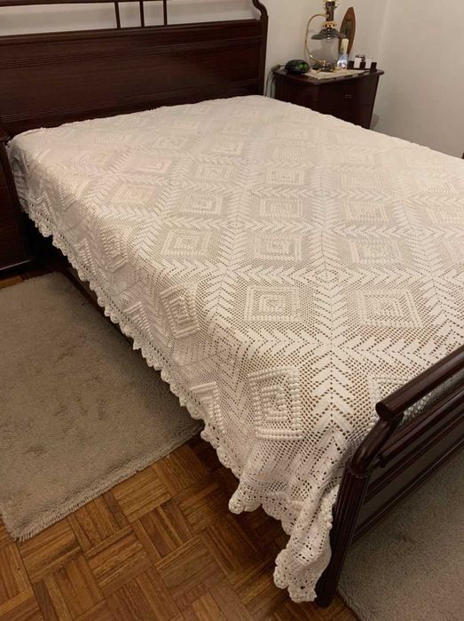Colcha crochet casal