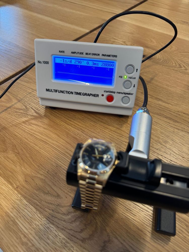 -5k WYPRZEDAZ ! Złoty 18k 750 Z dokumentami Rolex Daydate ref.18038