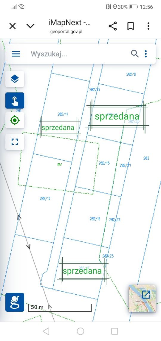 Działka rolno - budowlana z warunkami zabudowy
