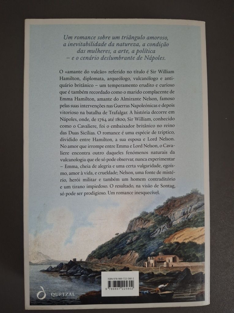 Livro "O Amante do Vulcão"