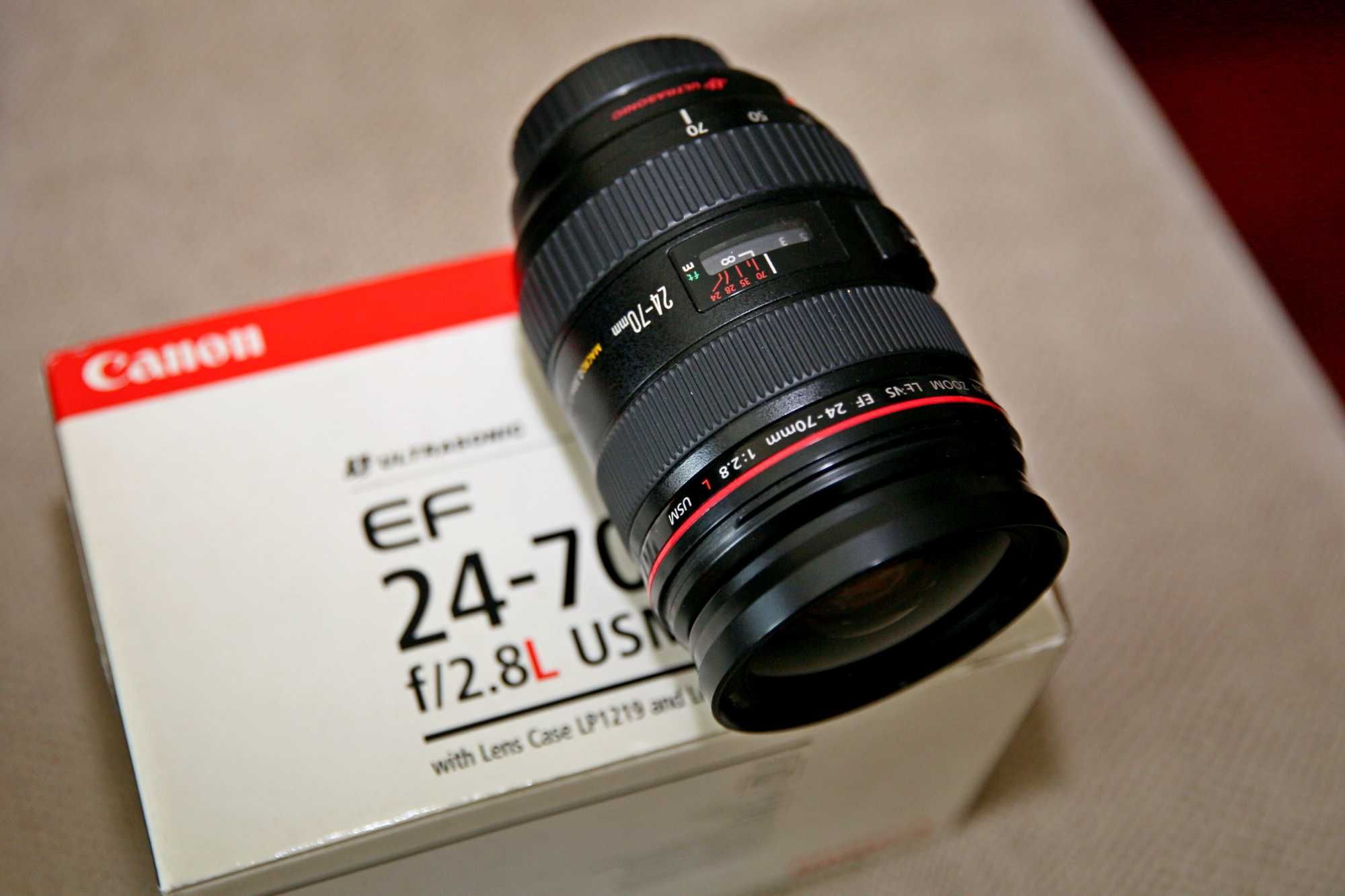 Lente Canon EF 24-70 mm f/ 2,8 USM