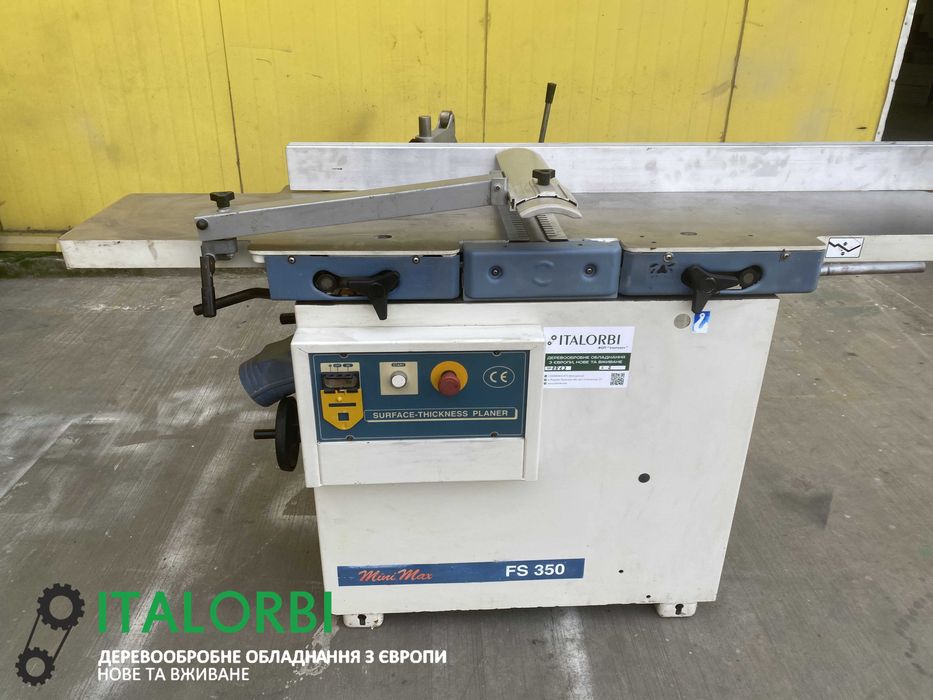 Фуганок+рейсмус+довбальний верстат Scm Minimax FS350