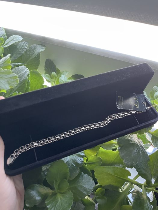 Чоловічий срібний браслет